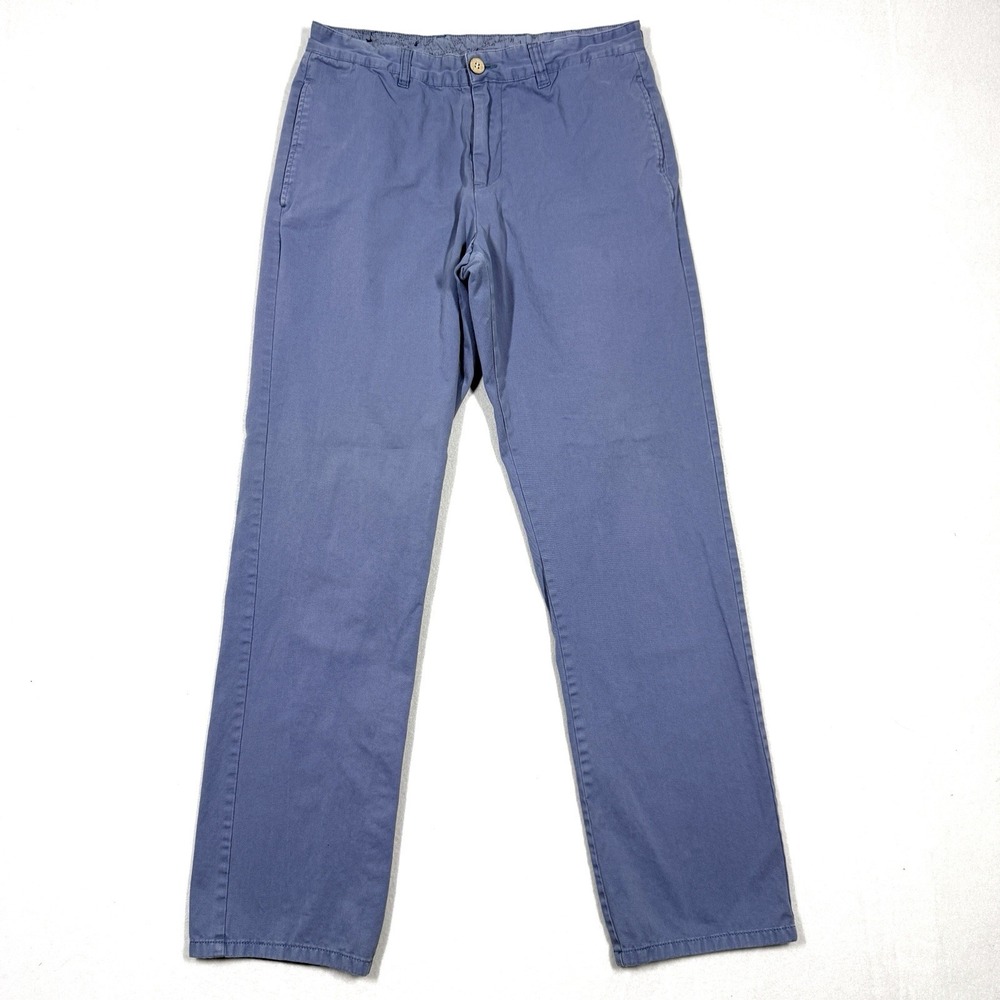 Southern Marsh Pants Mens‎ 32x34 Seawash Chino Blue Twill 100% Cotton Coastal